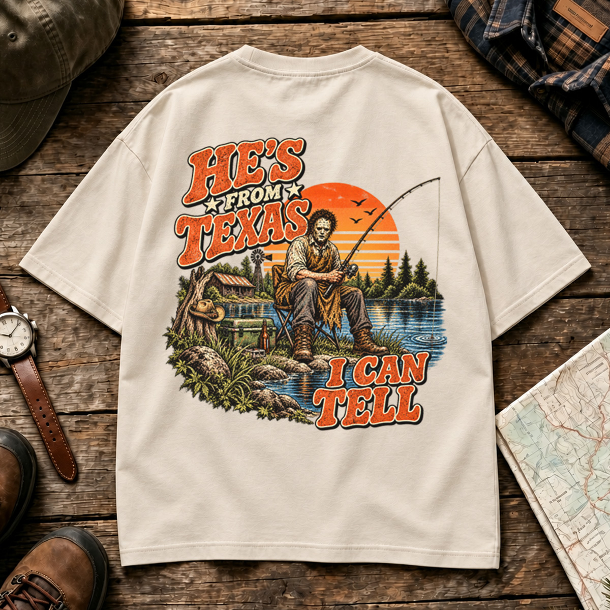 He's From Texas I Can Tell Classic T-shirt 