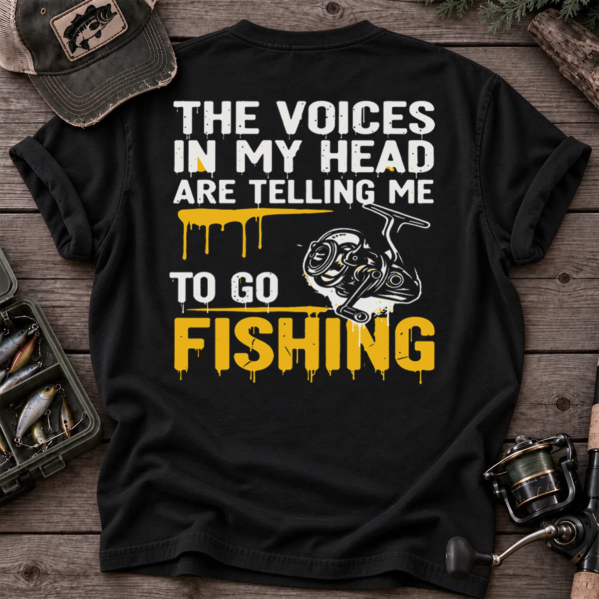 The Voices In My Head Are Telling Me To Go Fishing Classic T-shirt