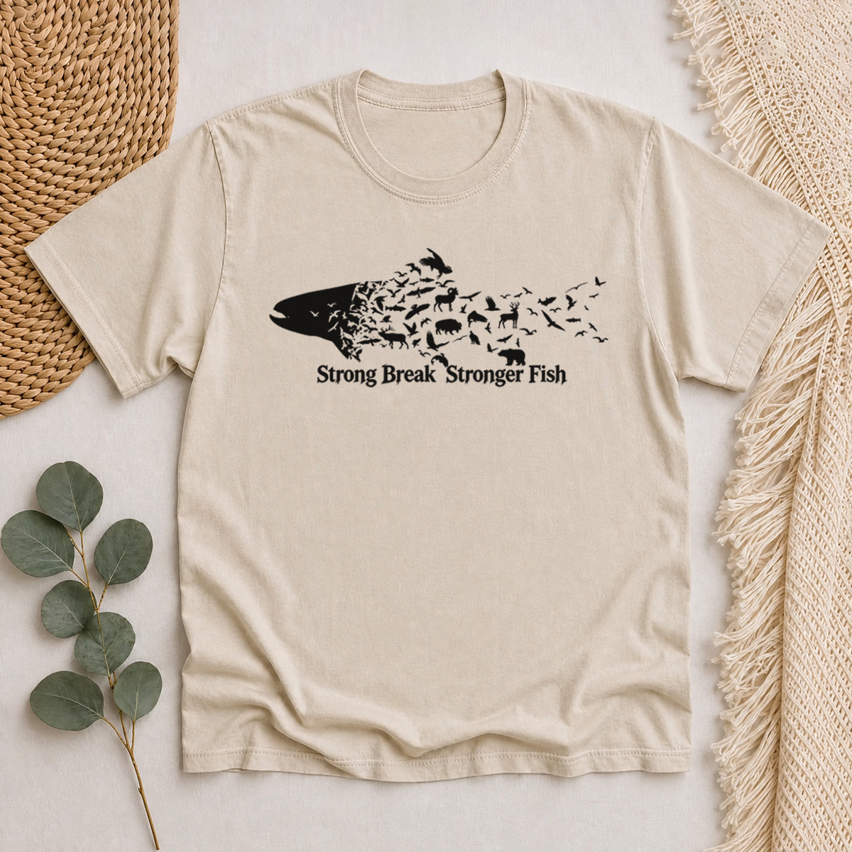 Strong Break Stronger Fish Classic T-Shirt
