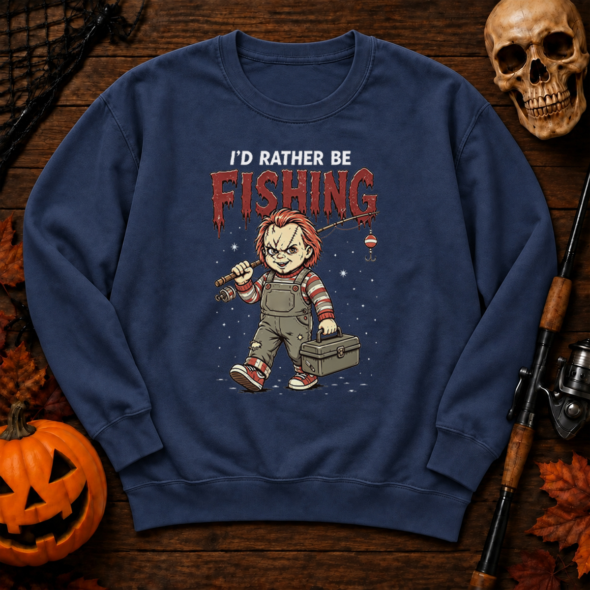 I'd Rather Be Fishing Sweatshirt