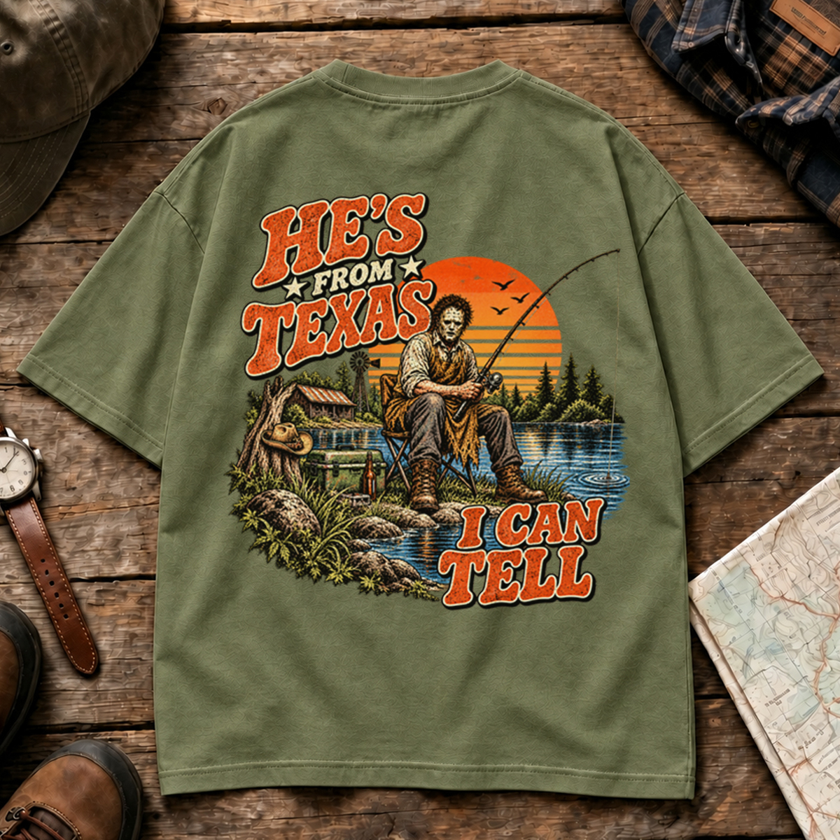 He's From Texas I Can Tell Classic T-shirt 