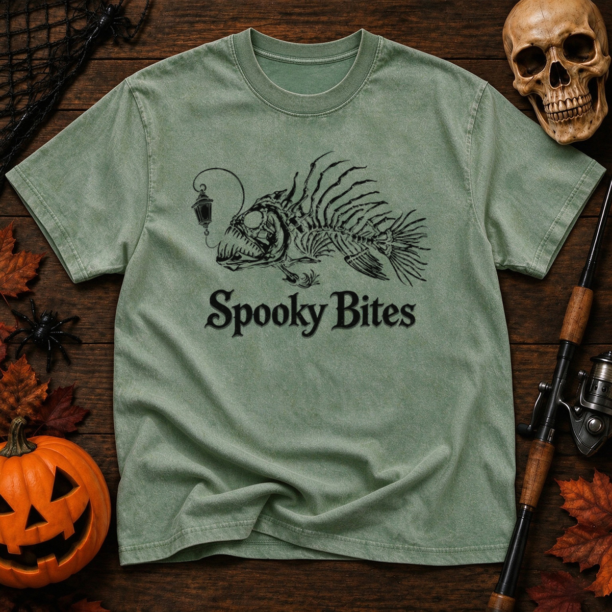 Spooky Bites Washed T-Shirt