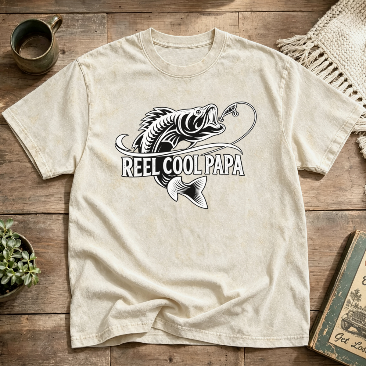 REEL COOL PAPA Washed T-Shirt