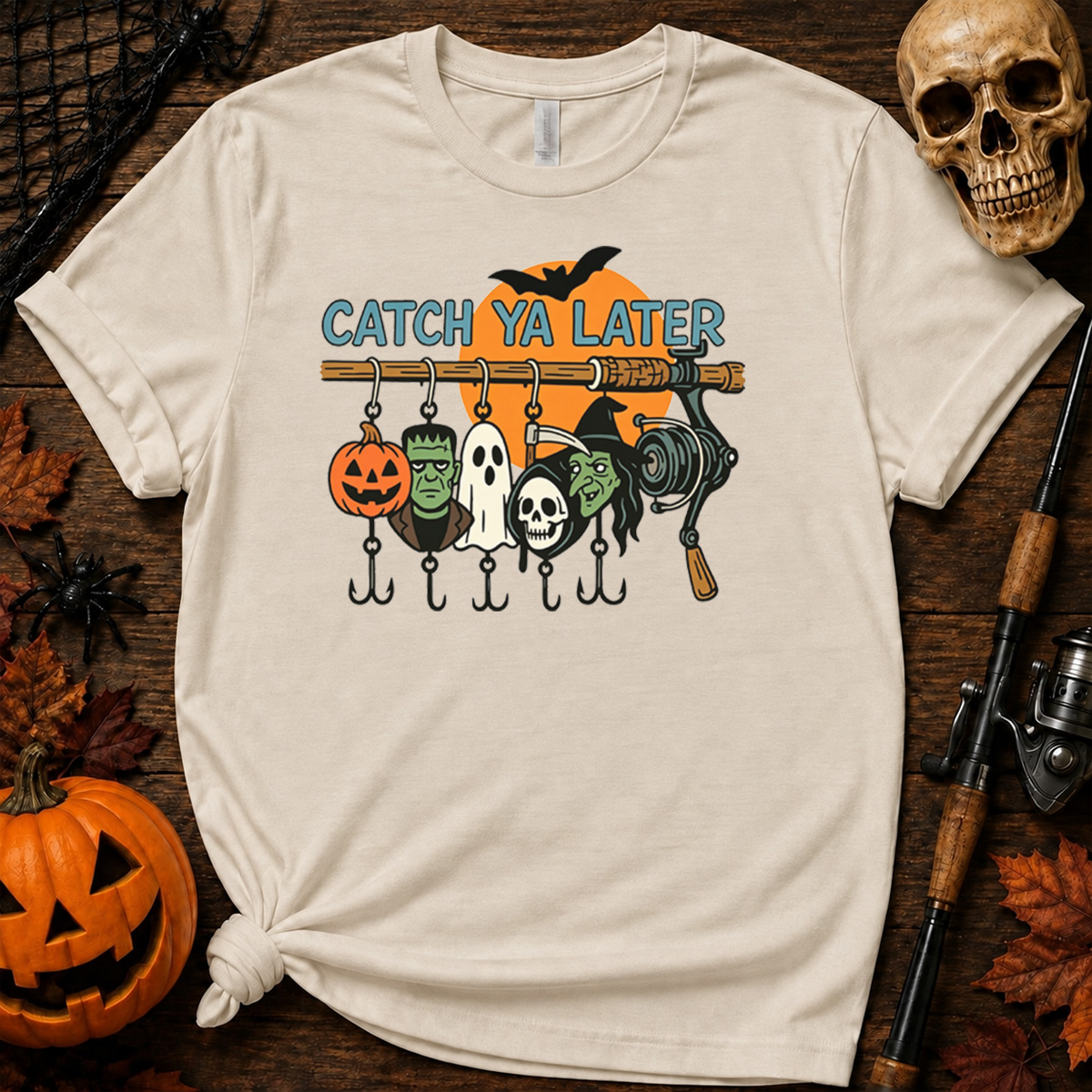 Retro Halloween Ghost Classic T-shirt 