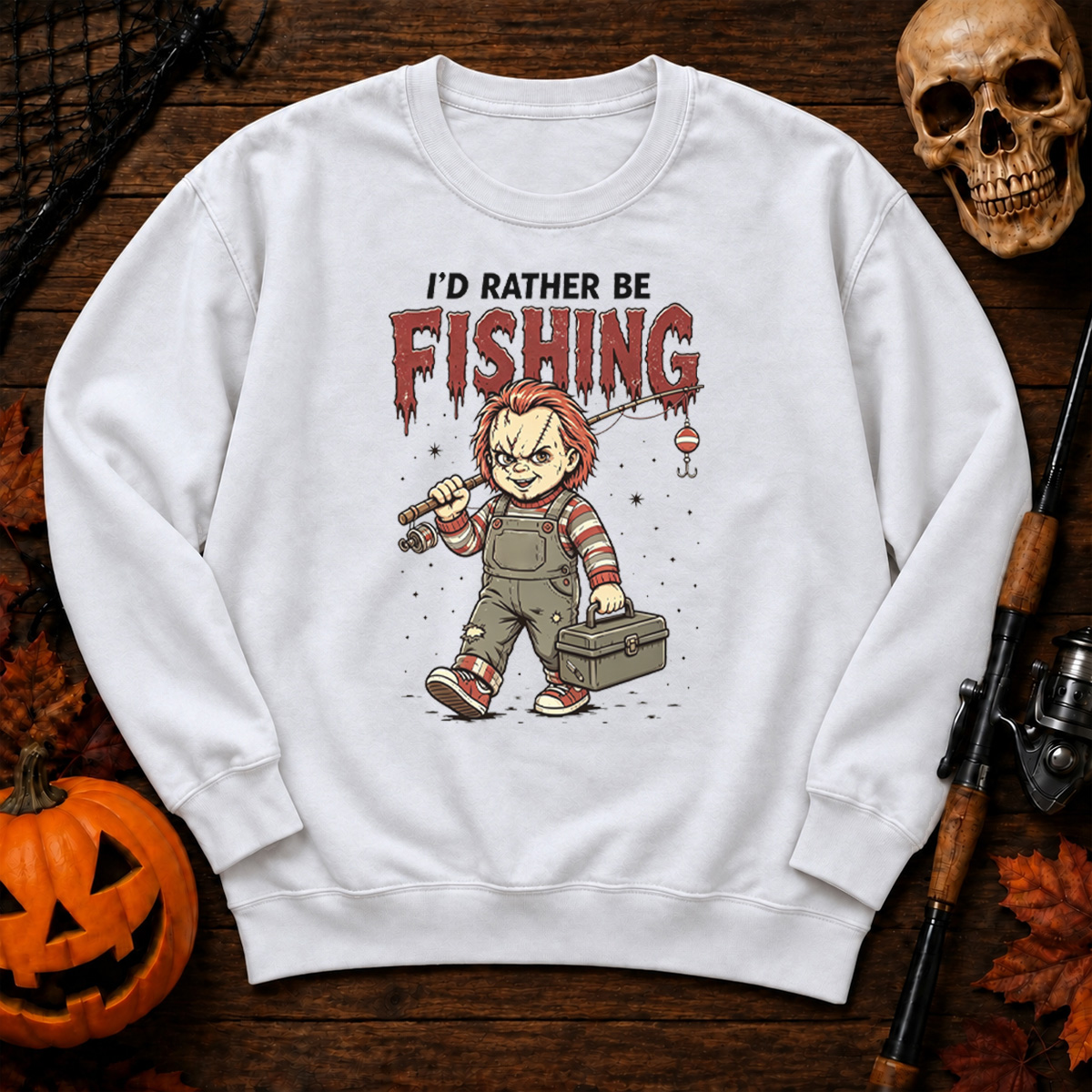 I'd Rather Be Fishing Sweatshirt