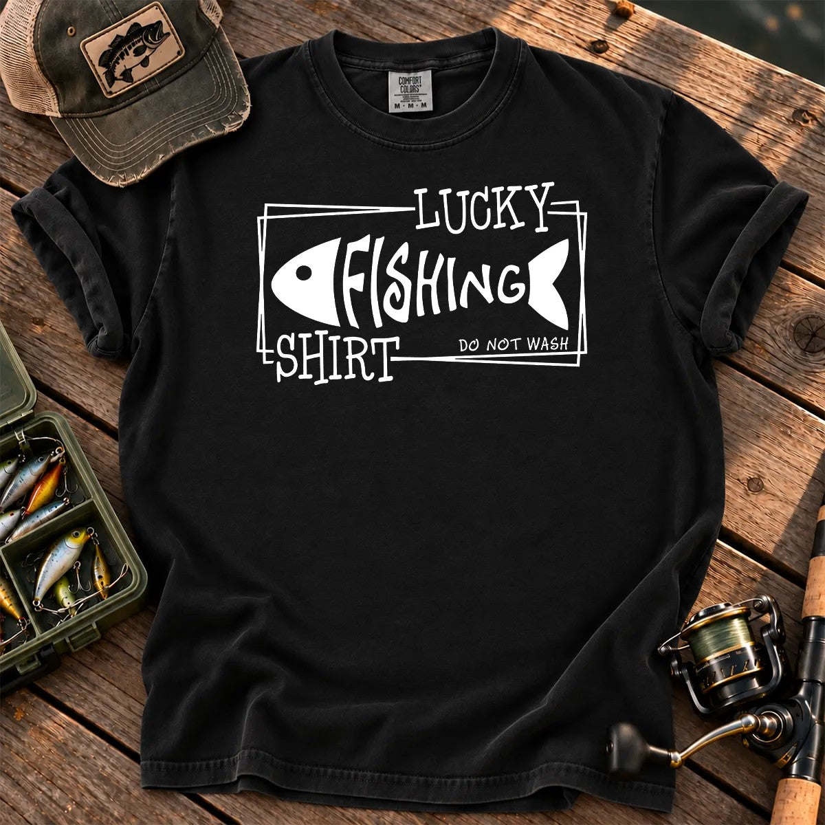 Lucky Fishing  Classic T-shirt 