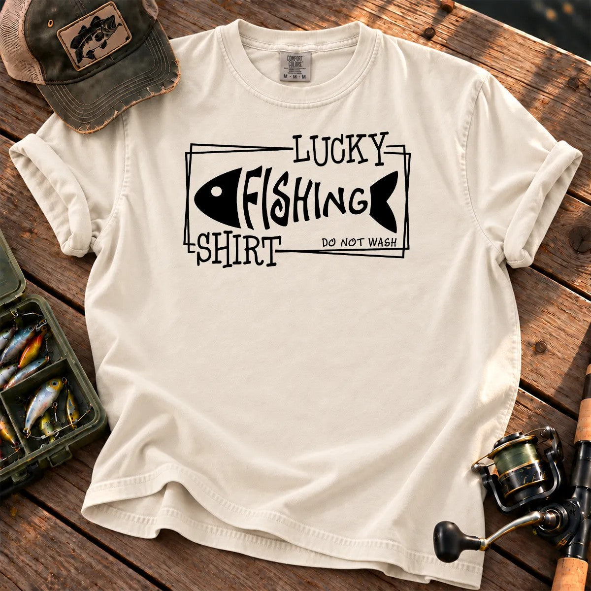 Lucky Fishing  Classic T-shirt 
