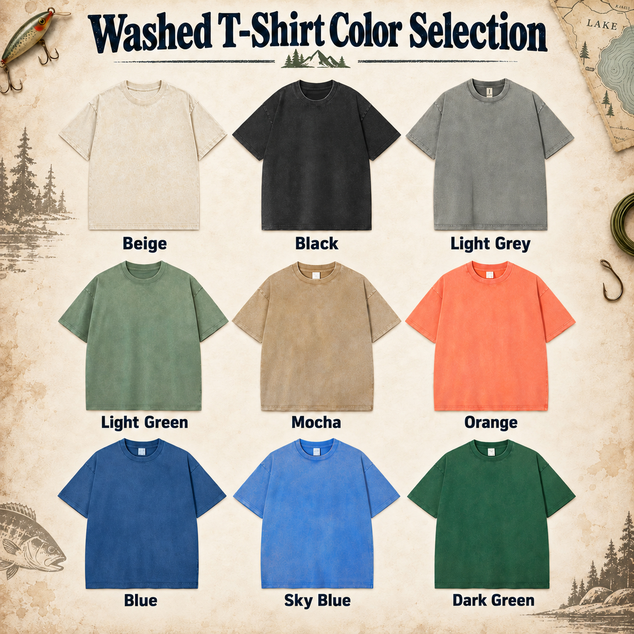Reaper Last Cast Washed T-Shirt