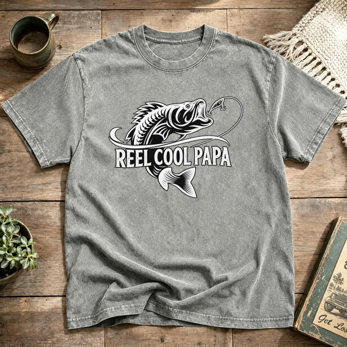 REEL COOL PAPA Washed T-Shirt