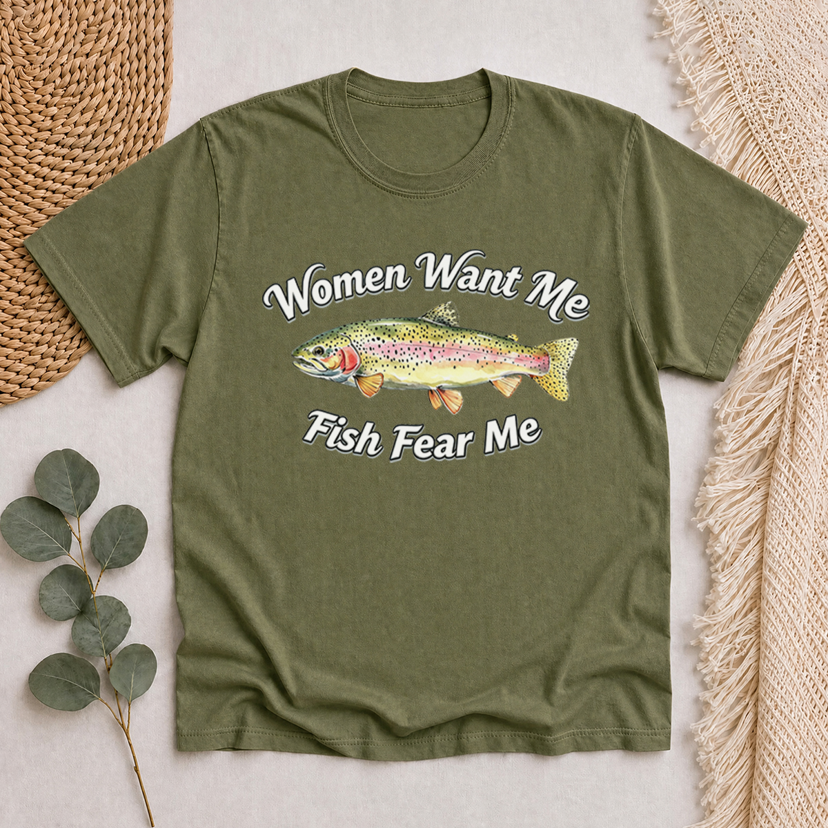 Women Want Me Fish Fear Me Classic T-Shirt