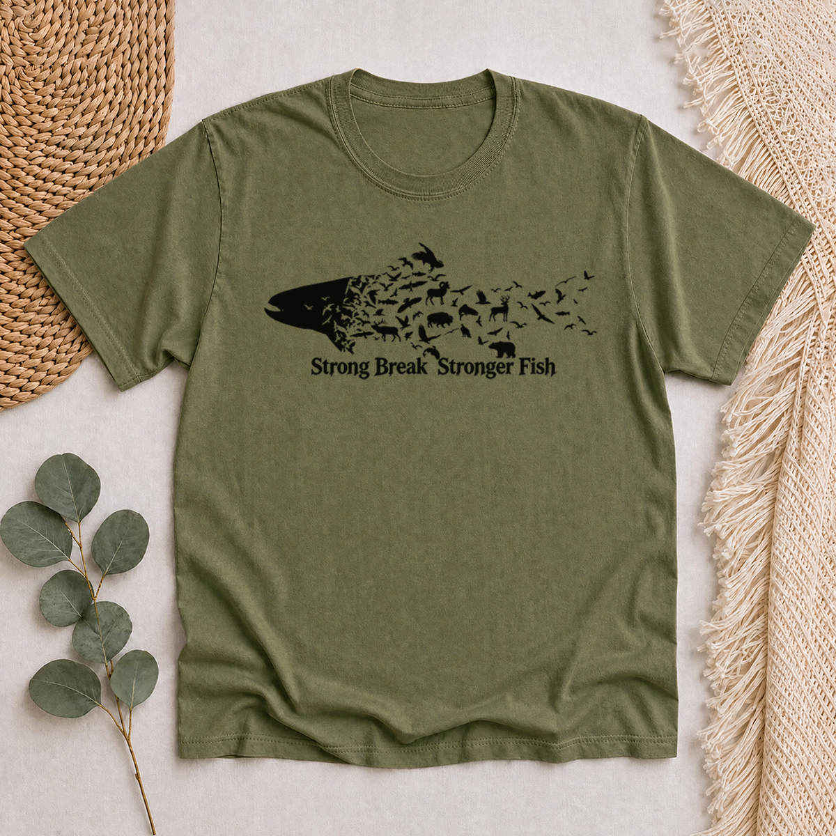 Strong Break Stronger Fish Classic T-Shirt