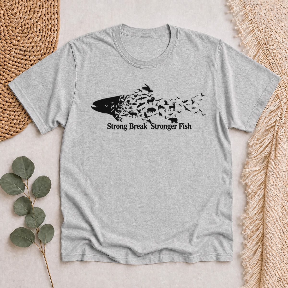 Strong Break Stronger Fish Classic T-Shirt