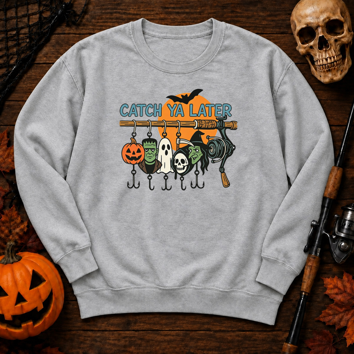 Retro Halloween Ghost Sweatshirt