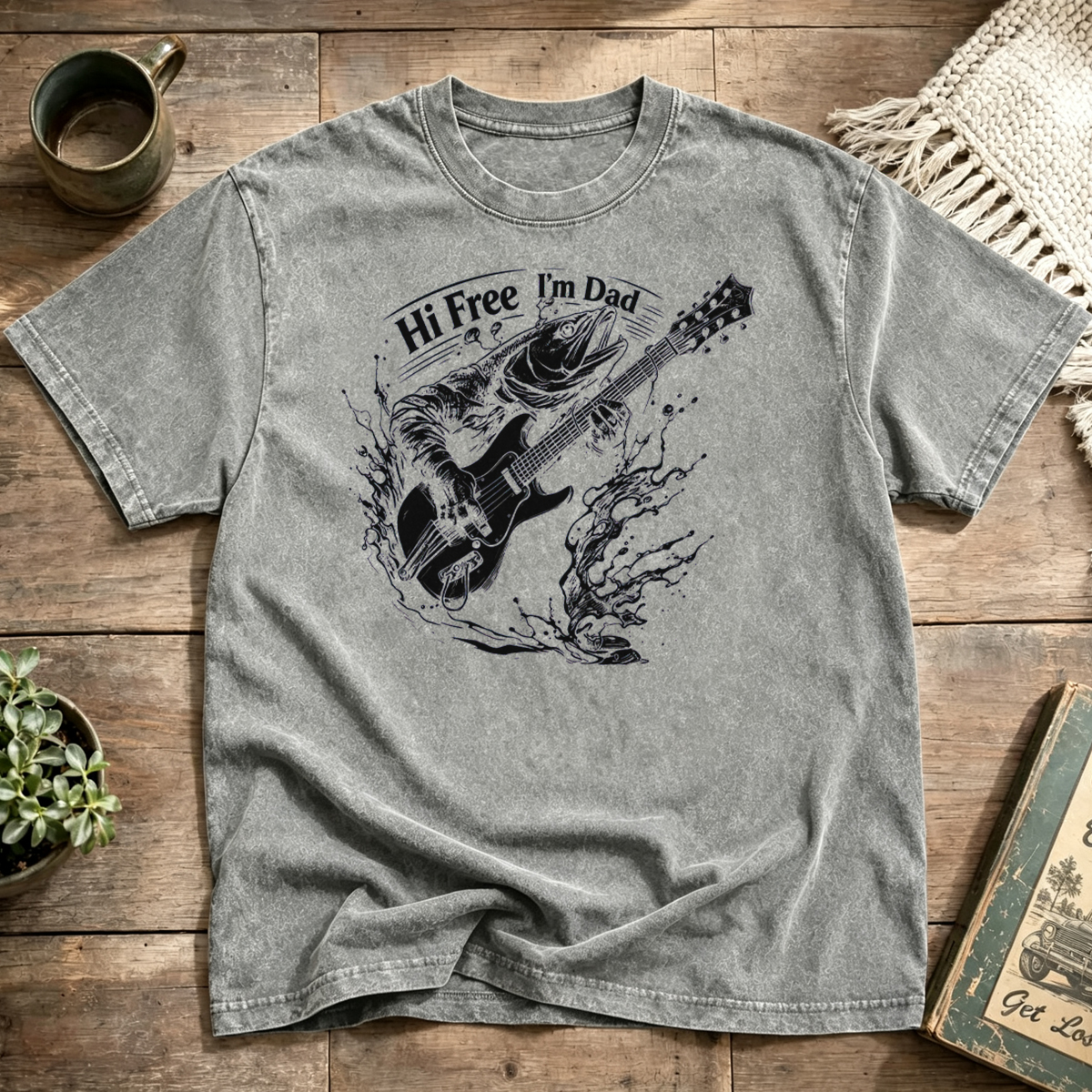 Hi Free I'm Dad Washed T-Shirt