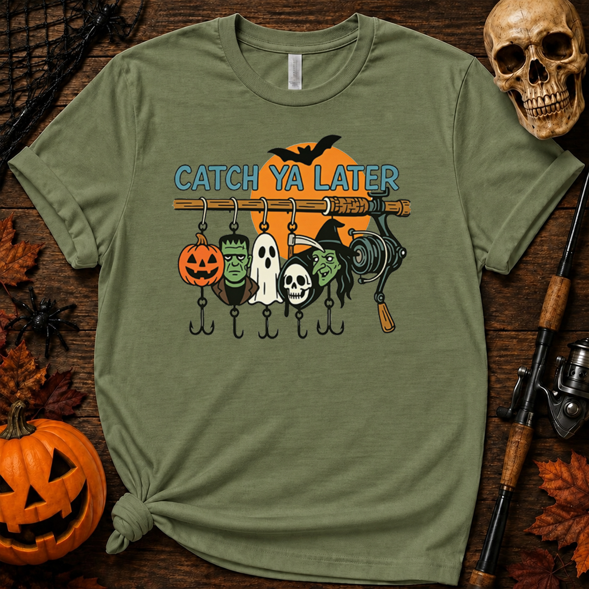 Retro Halloween Ghost Classic T-shirt 