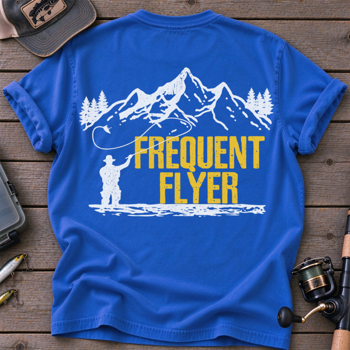 Frequent Flyer Fly Fishing Outdoor Angler Classic T-Shirt