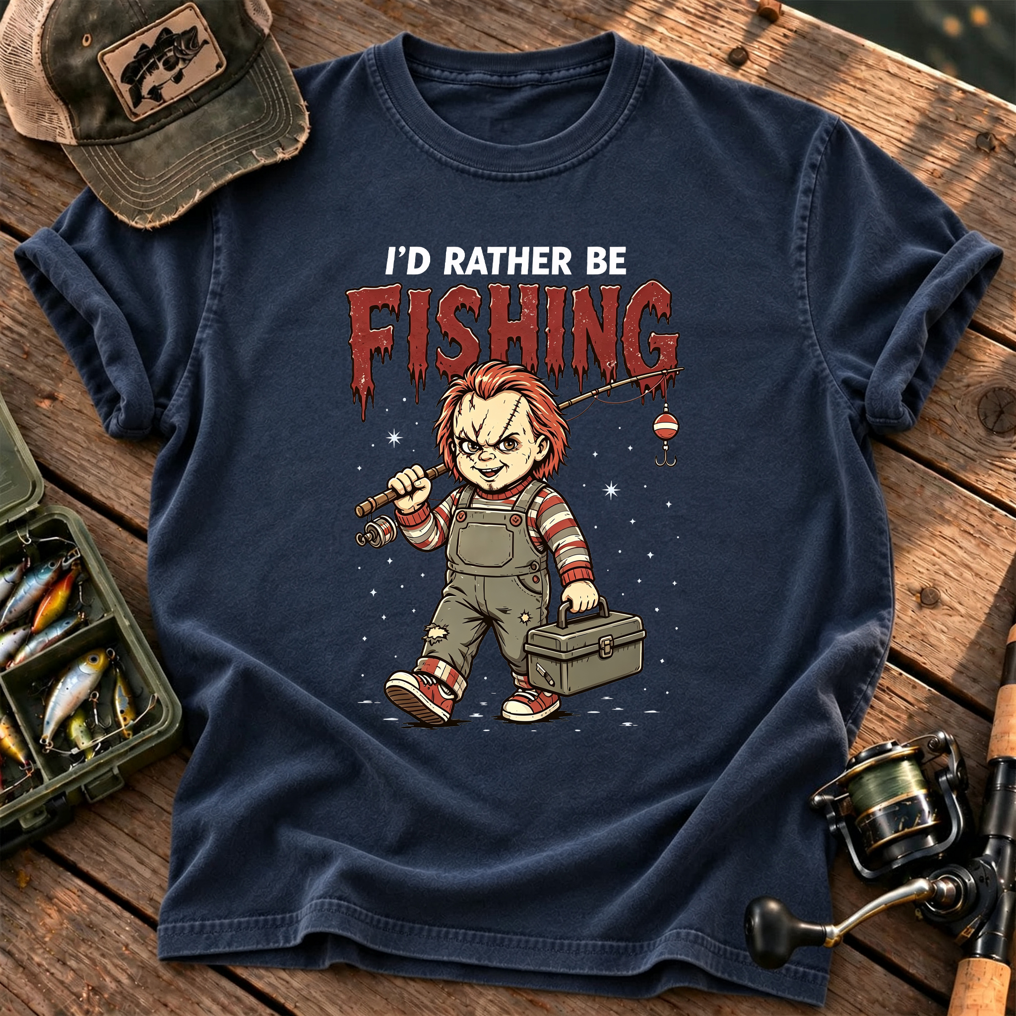 I'd Rather Be Fishing Classic T-shirt 