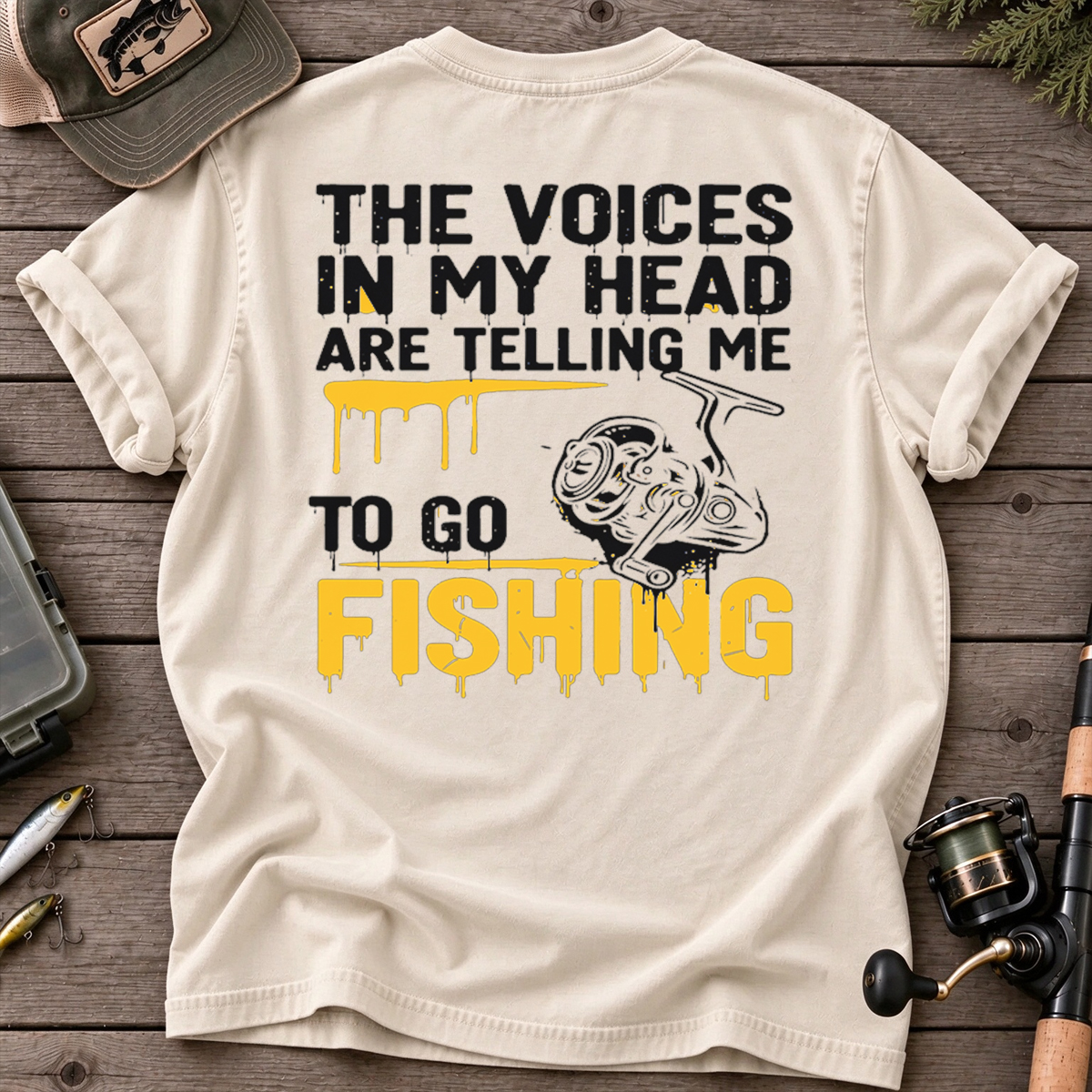 The Voices In My Head Are Telling Me To Go Fishing Classic T-shirt