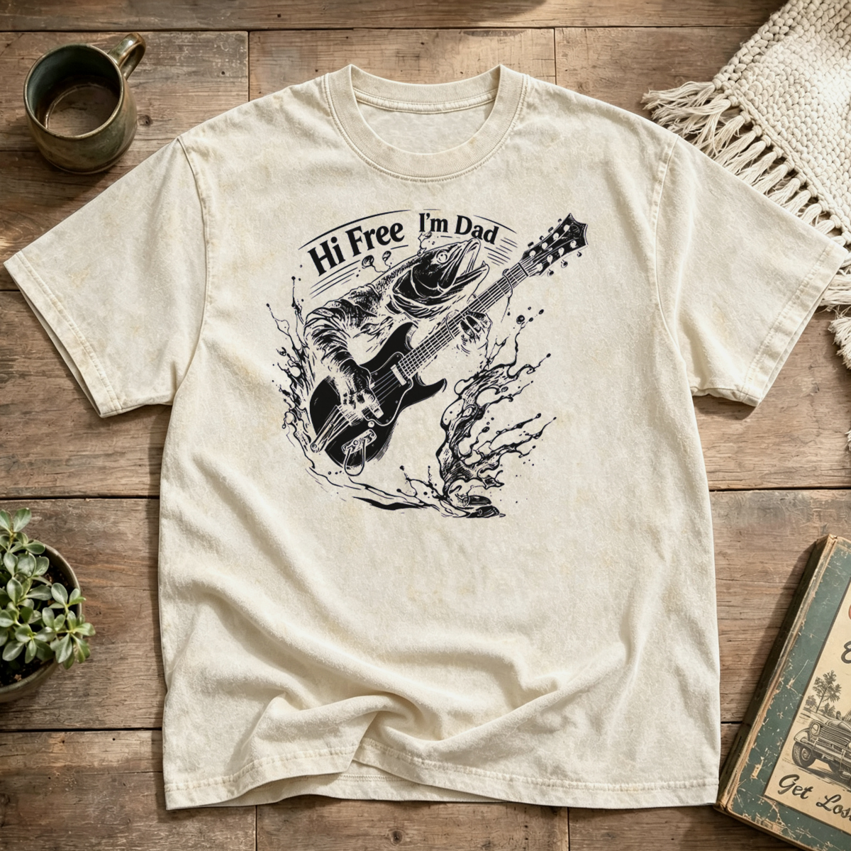 Hi Free I'm Dad Washed T-Shirt