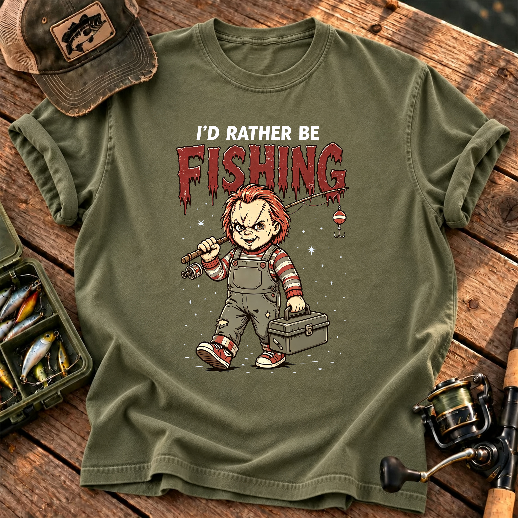I'd Rather Be Fishing Classic T-shirt 