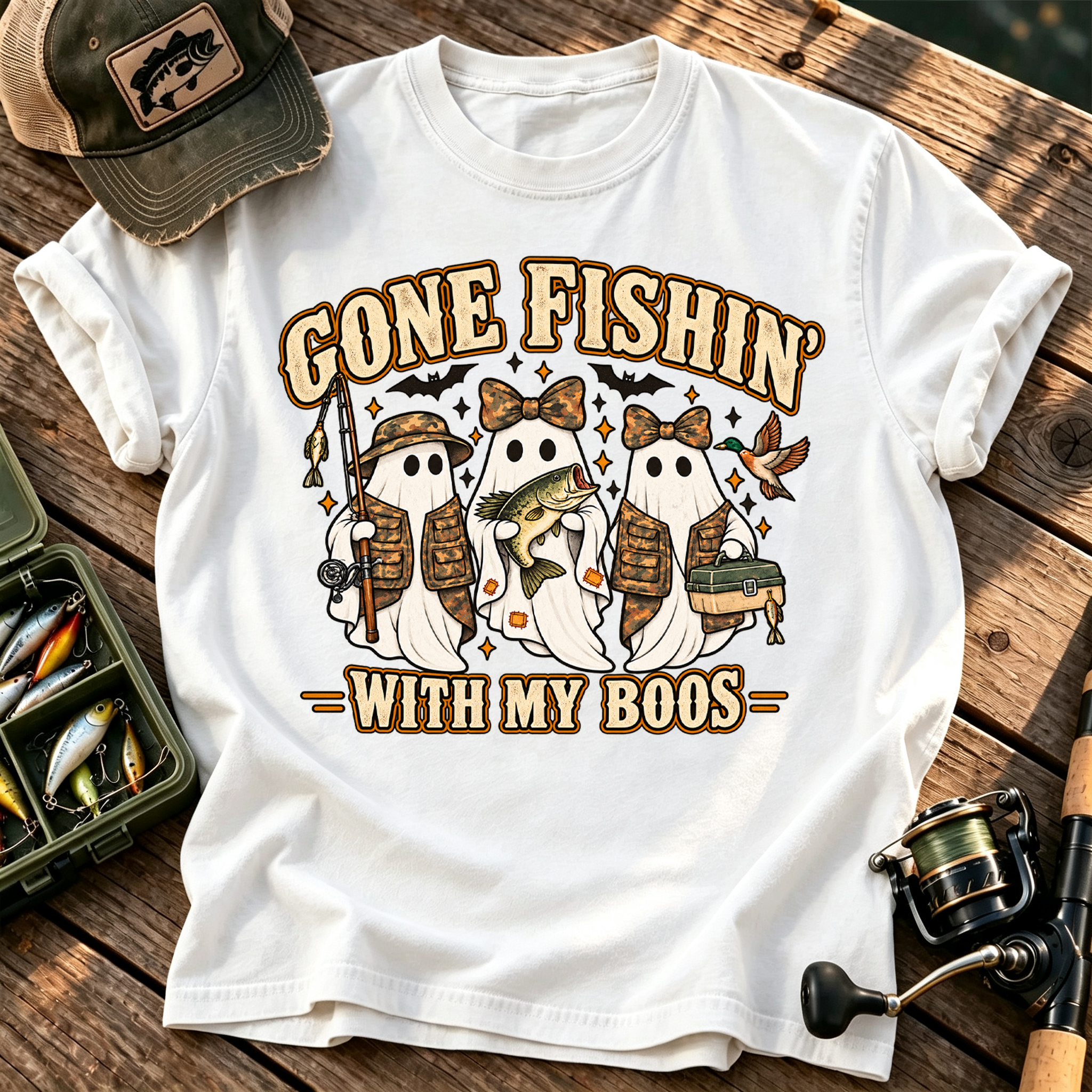 Gone Fishin' With My Boos Classic T-shirt 