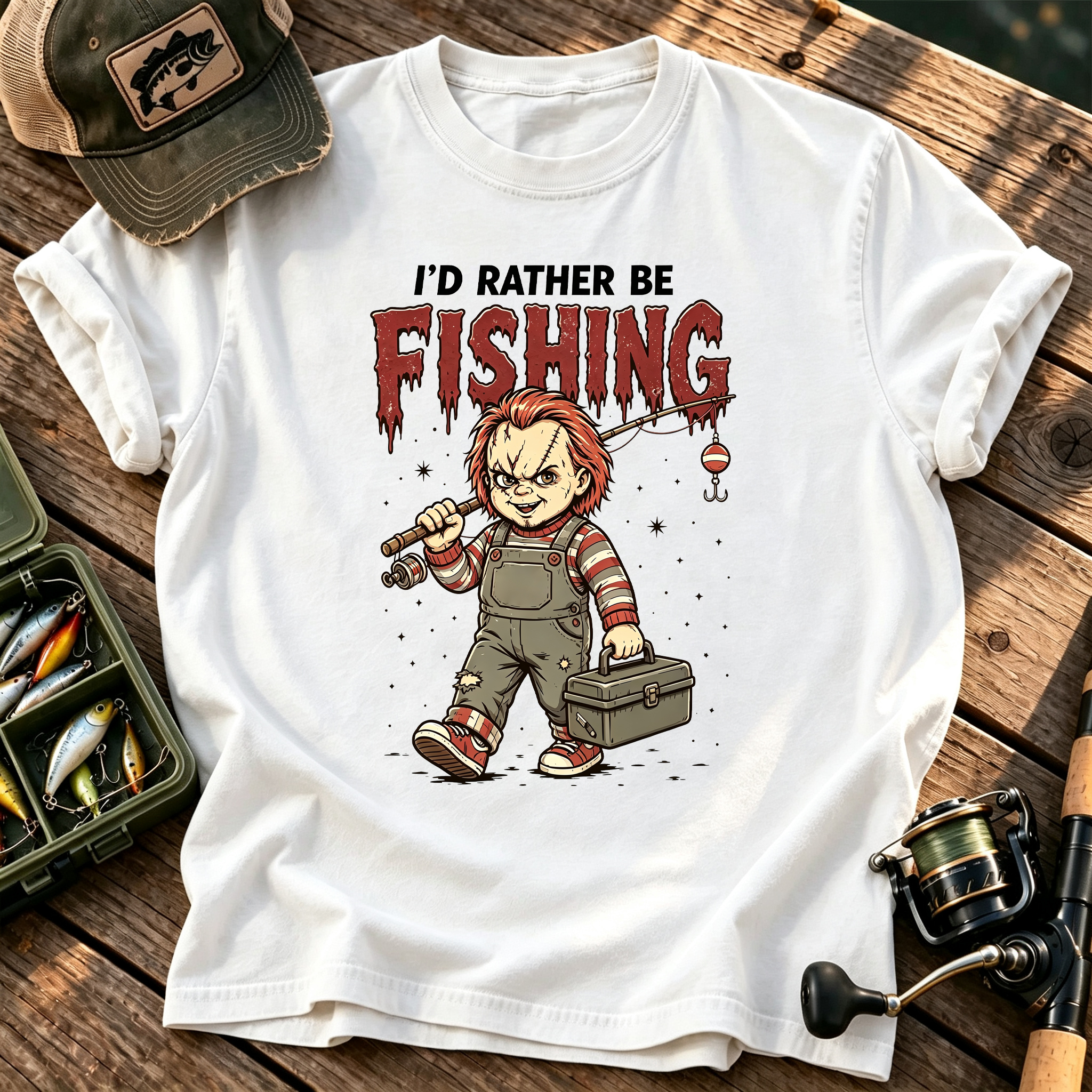 I'd Rather Be Fishing Classic T-shirt 