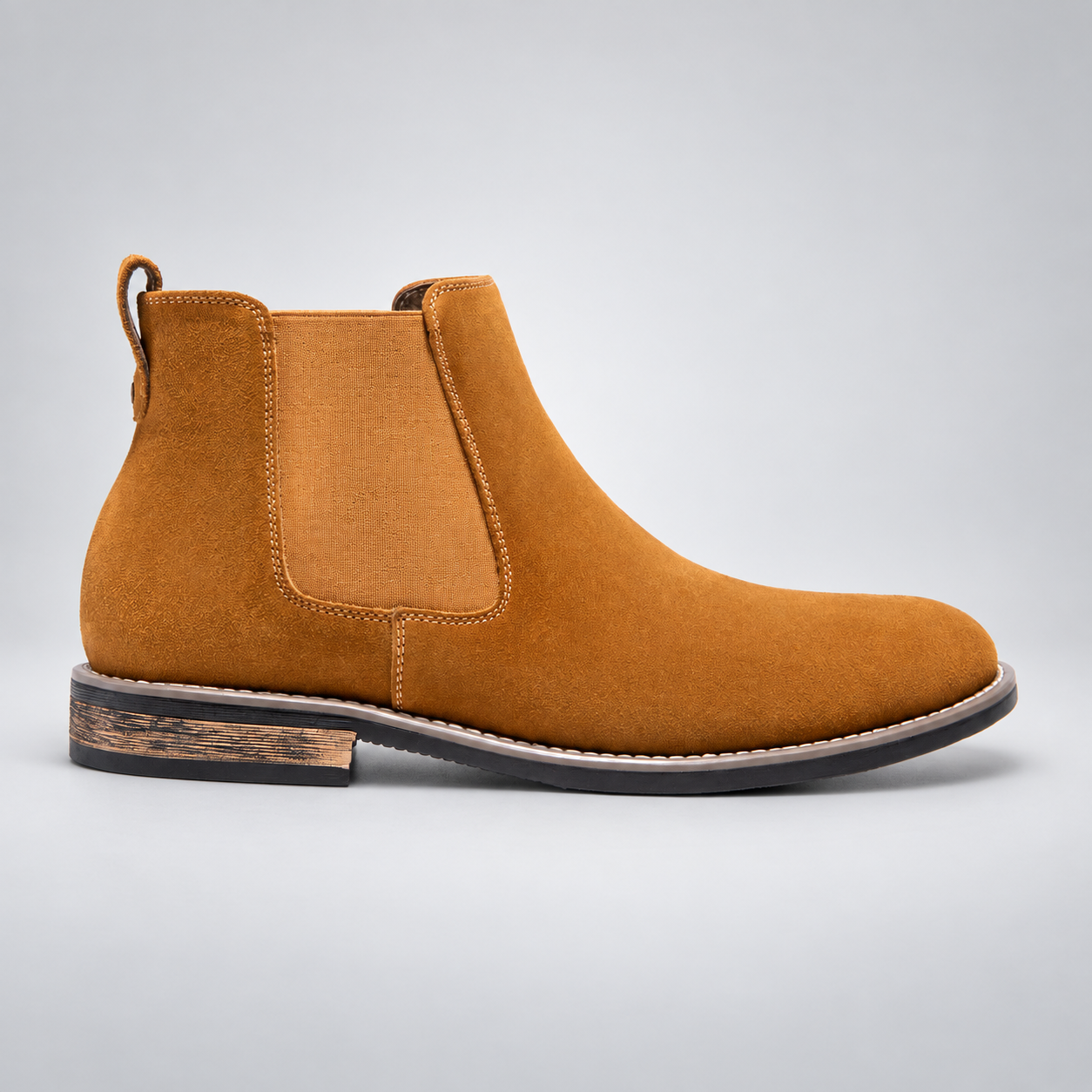 Suede Leather Chelsea Boot