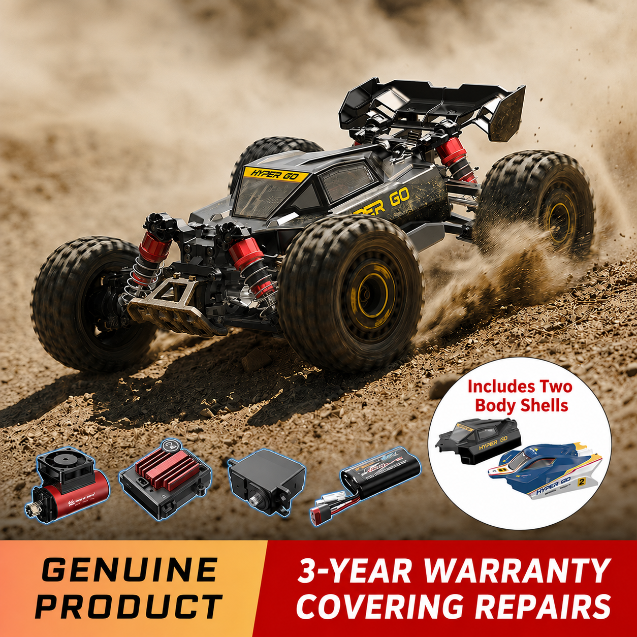 Dianyue 1/16 Brushless High-Speed Off-Road Racing RC Car