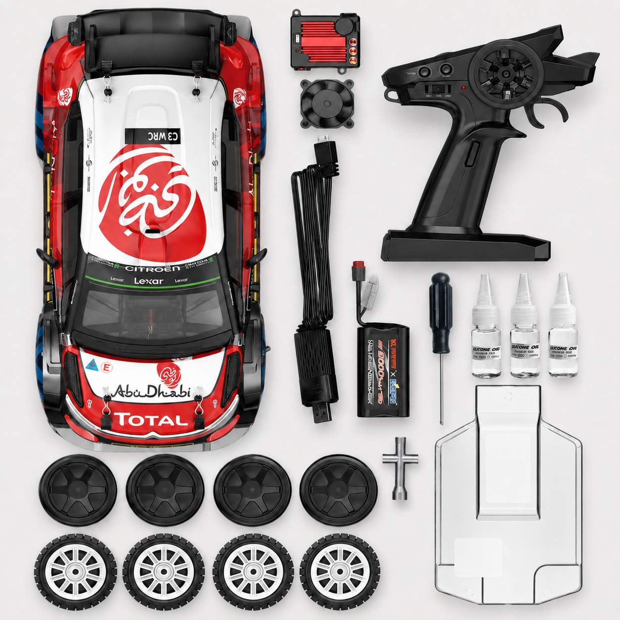 Citroën C3 & Volkswagen Polo WRC Rally Car High-Speed Brushless RC Rally Car – Drift & On-Road Racing Car