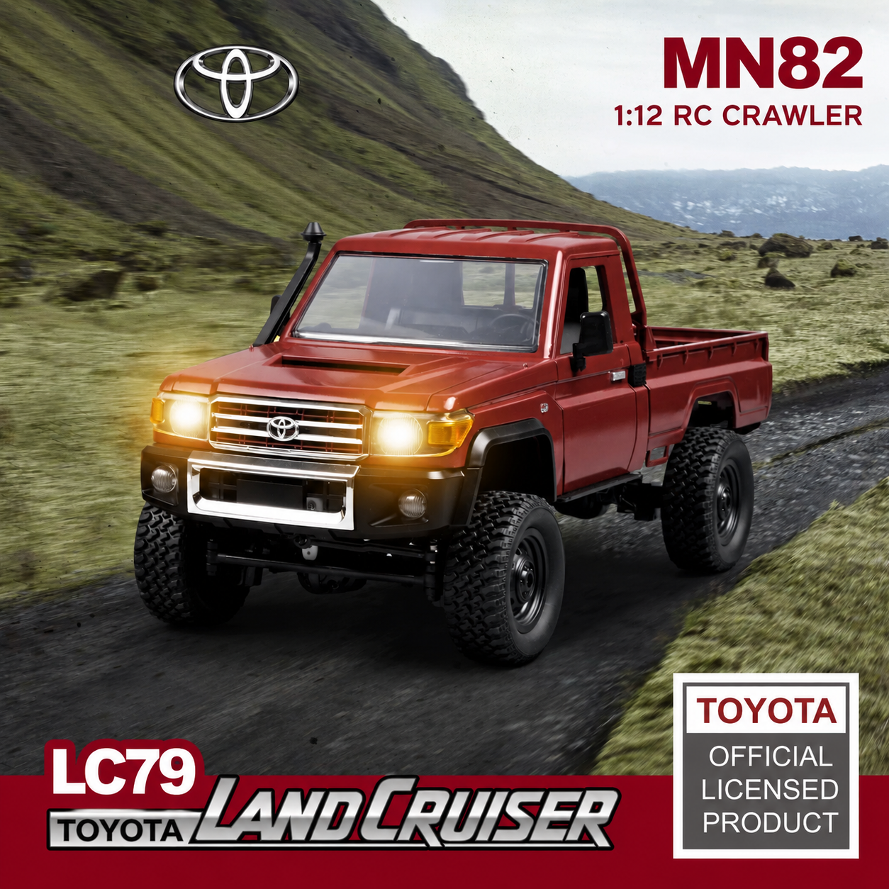 MN82 RC Upgrade Parts for Tank 300 / Wrangler 1:28 4WD Off-Road Rock Crawler
