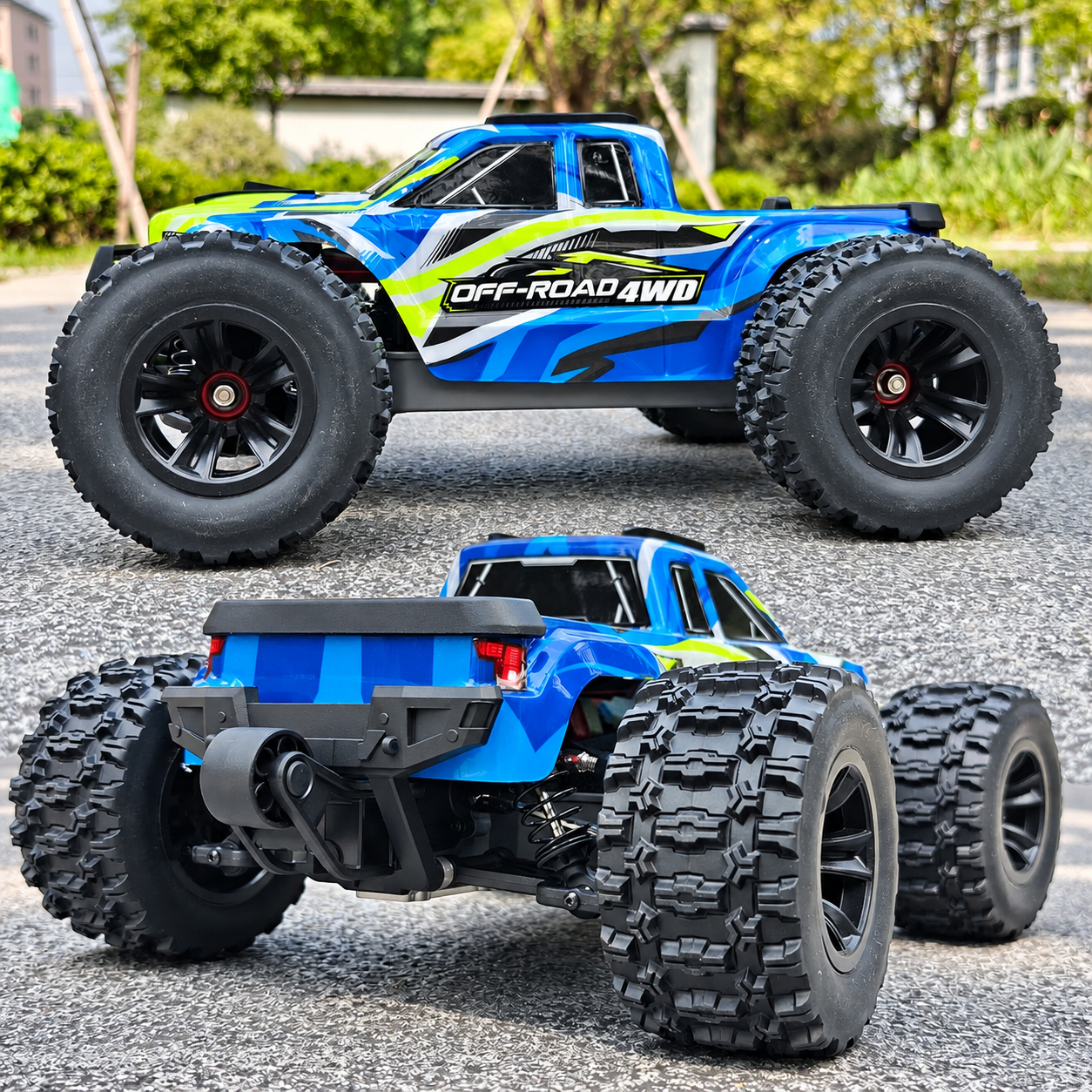Brushless 4WD High-Speed Off-Road RC Monster Truck Racing Toy