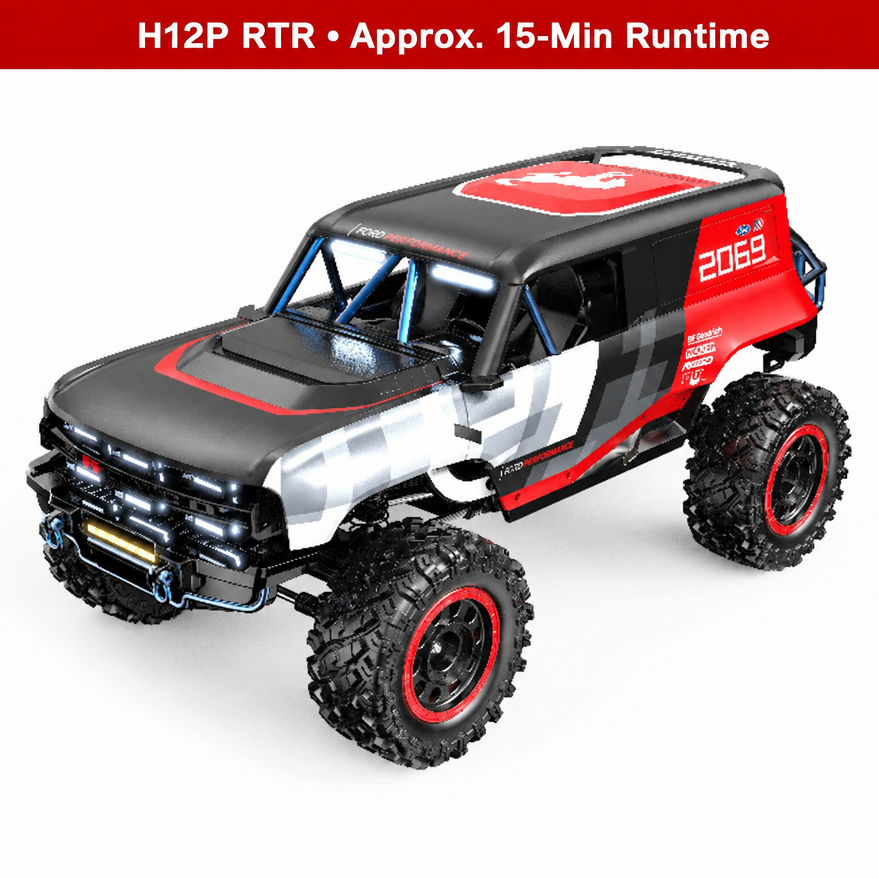 H12Y+ Sensored Brushless 4WD Full-Proportional RC Rock Crawler