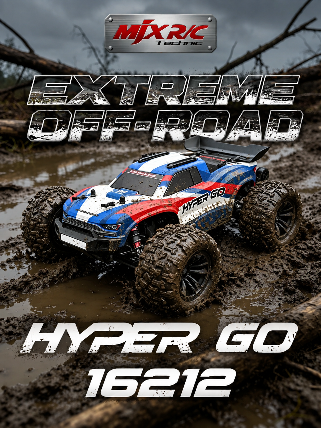 16212 1:16 Professional 3S Brushless High-Speed RC Monster Truck