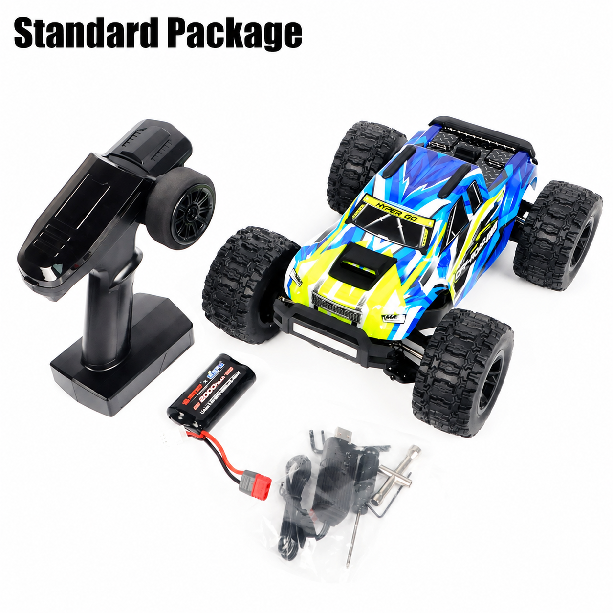 Brushless 4WD High-Speed Off-Road RC Monster Truck Racing Toy