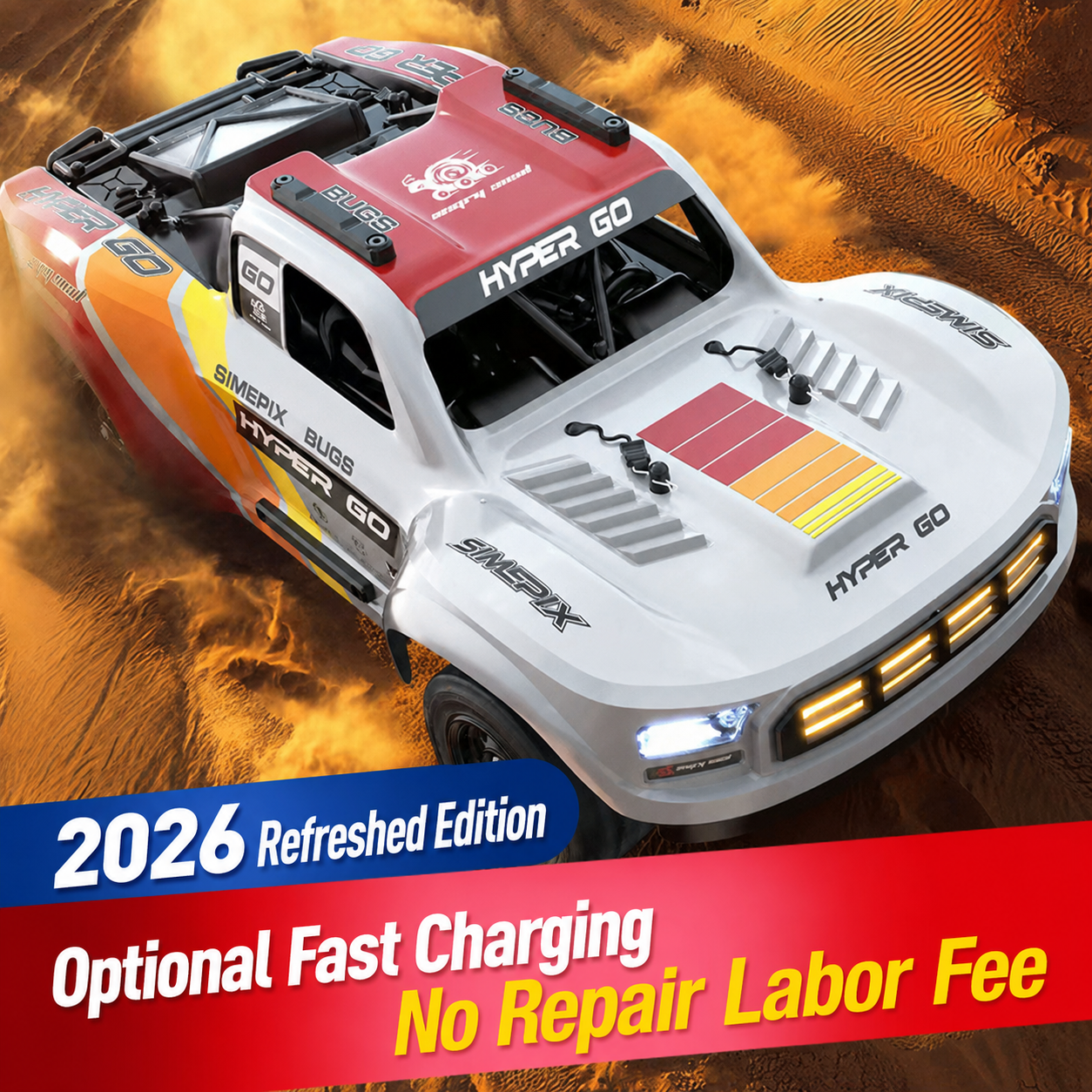 1:14 High-Speed 4WD Brushless Short Course Off-Road Racing RC Truck