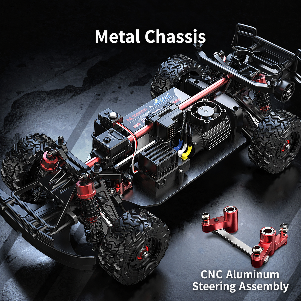 1:14 High-Speed 4WD Brushless Short Course Off-Road Racing RC Truck