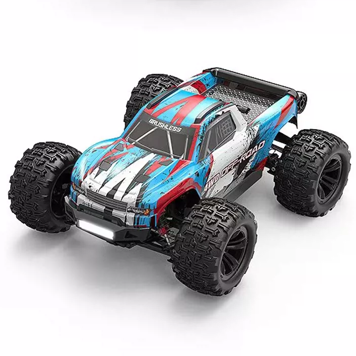 1/16 High-Speed 4WD Brushless Off-Road RC Monster Truck with Oil-Filled Shocks