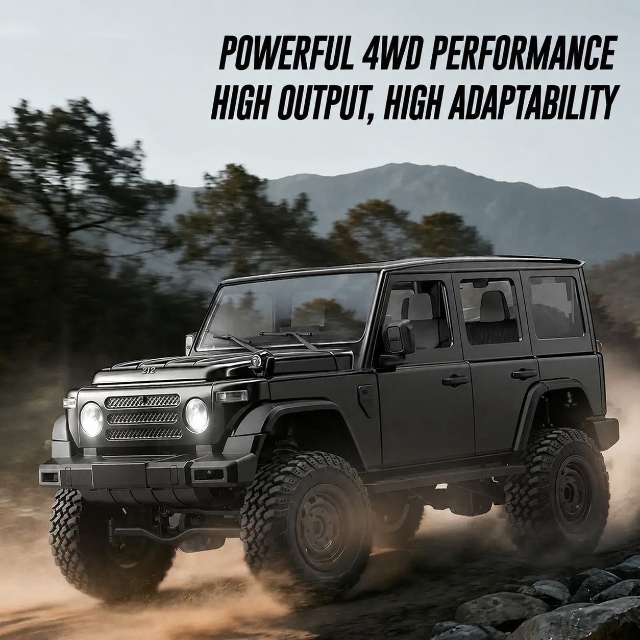 BJ212 4WD RC Rock Crawler – Realistic Off-Road Truck
