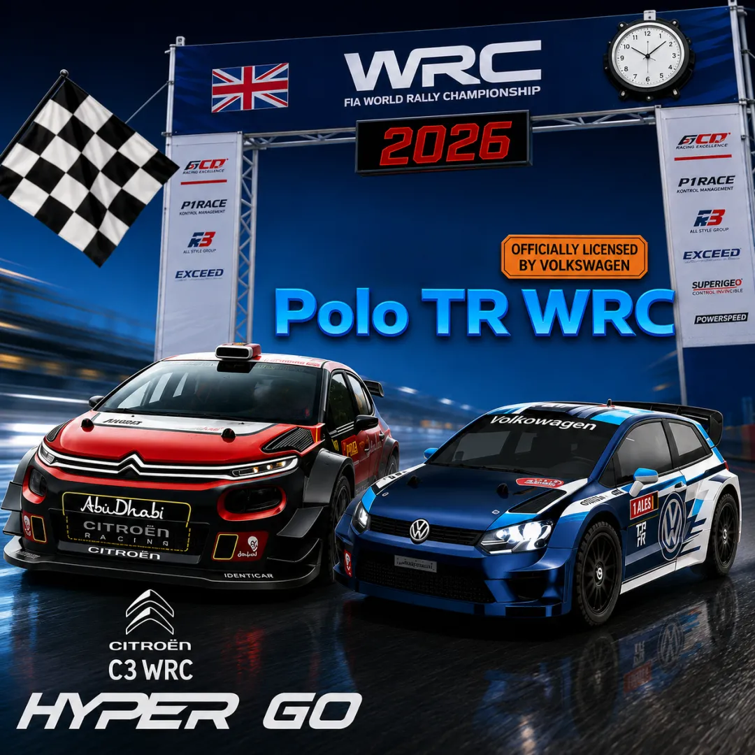 Citroën C3 & Volkswagen Polo WRC Rally Car High-Speed Brushless RC Rally Car – Drift & On-Road Racing Car