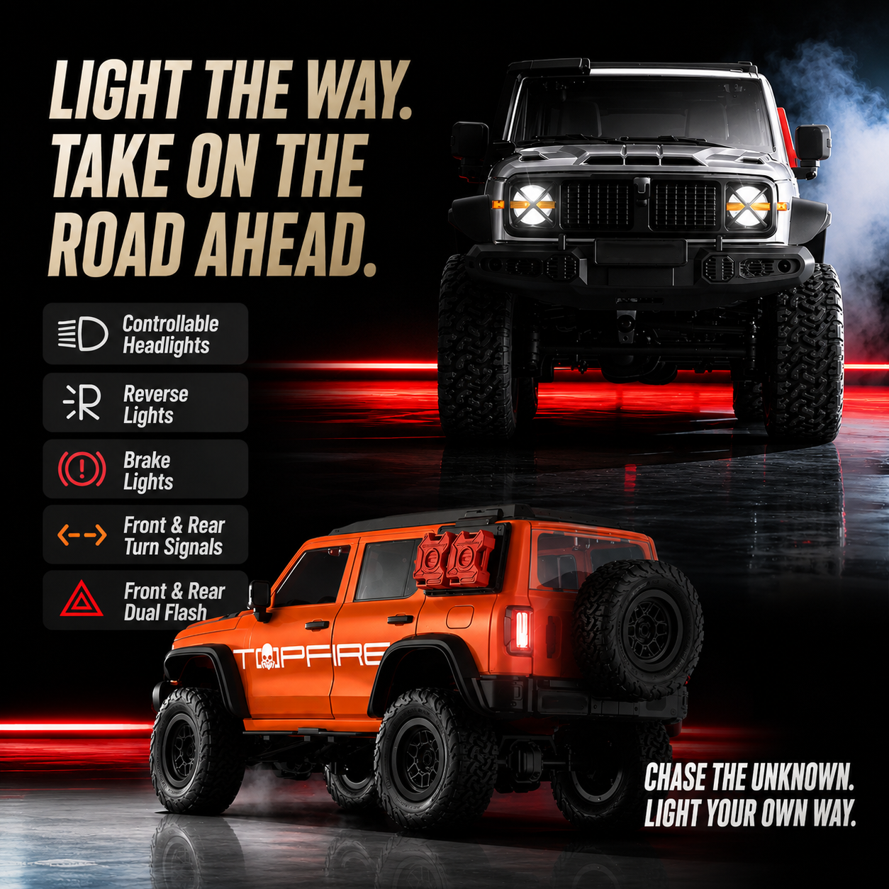 1:12 TANK 300 4WD RC Rock Crawler – Scale Off-Road Remote Control SUV for Trail & Climbing Adventures