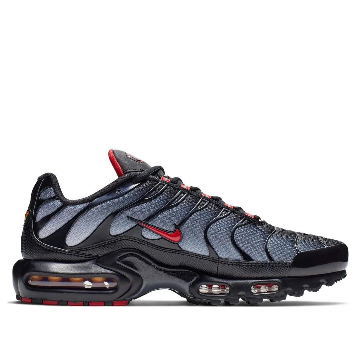 'Black Gradient Red' Sneaker