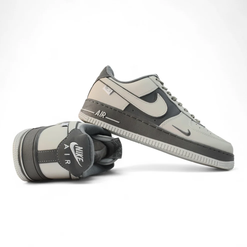 AF1 Dark Grey And White