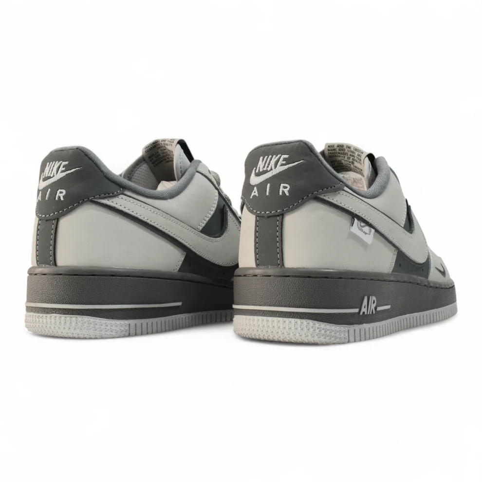AF1 Dark Grey And White