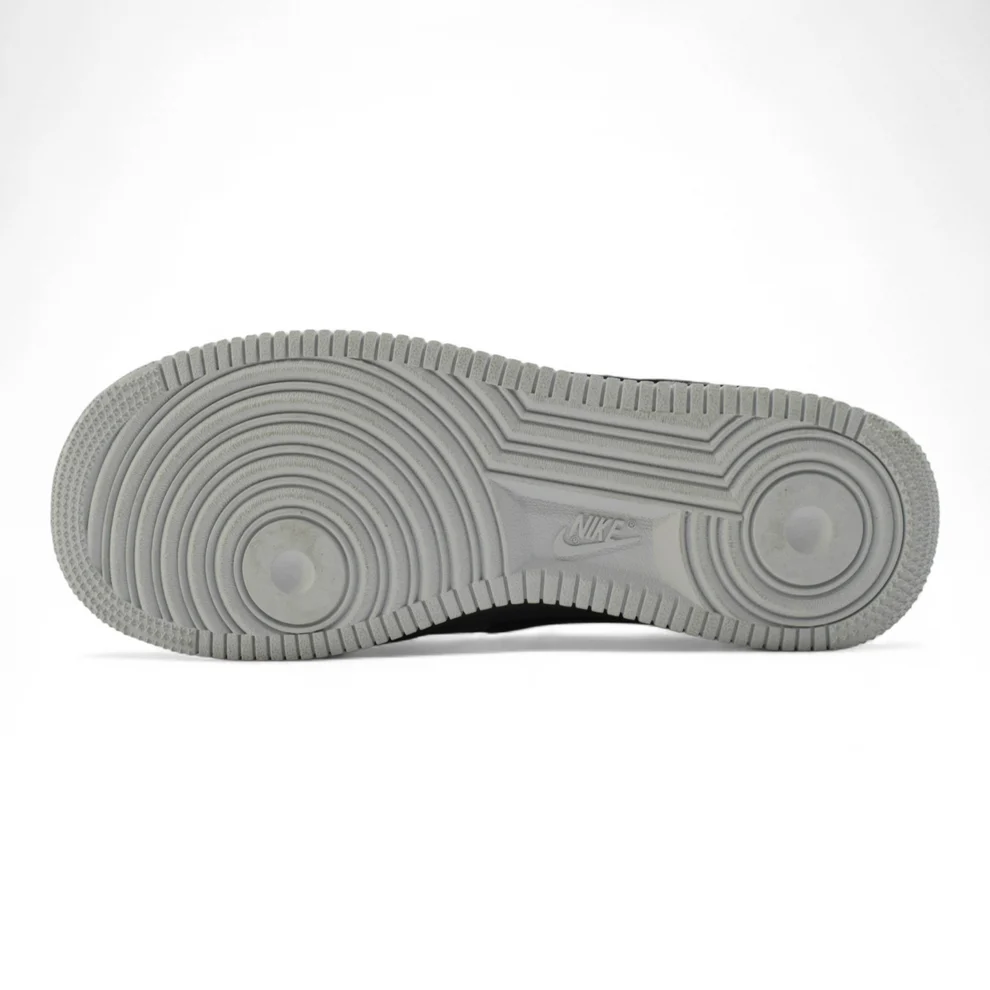 AF1 Dark Grey And White