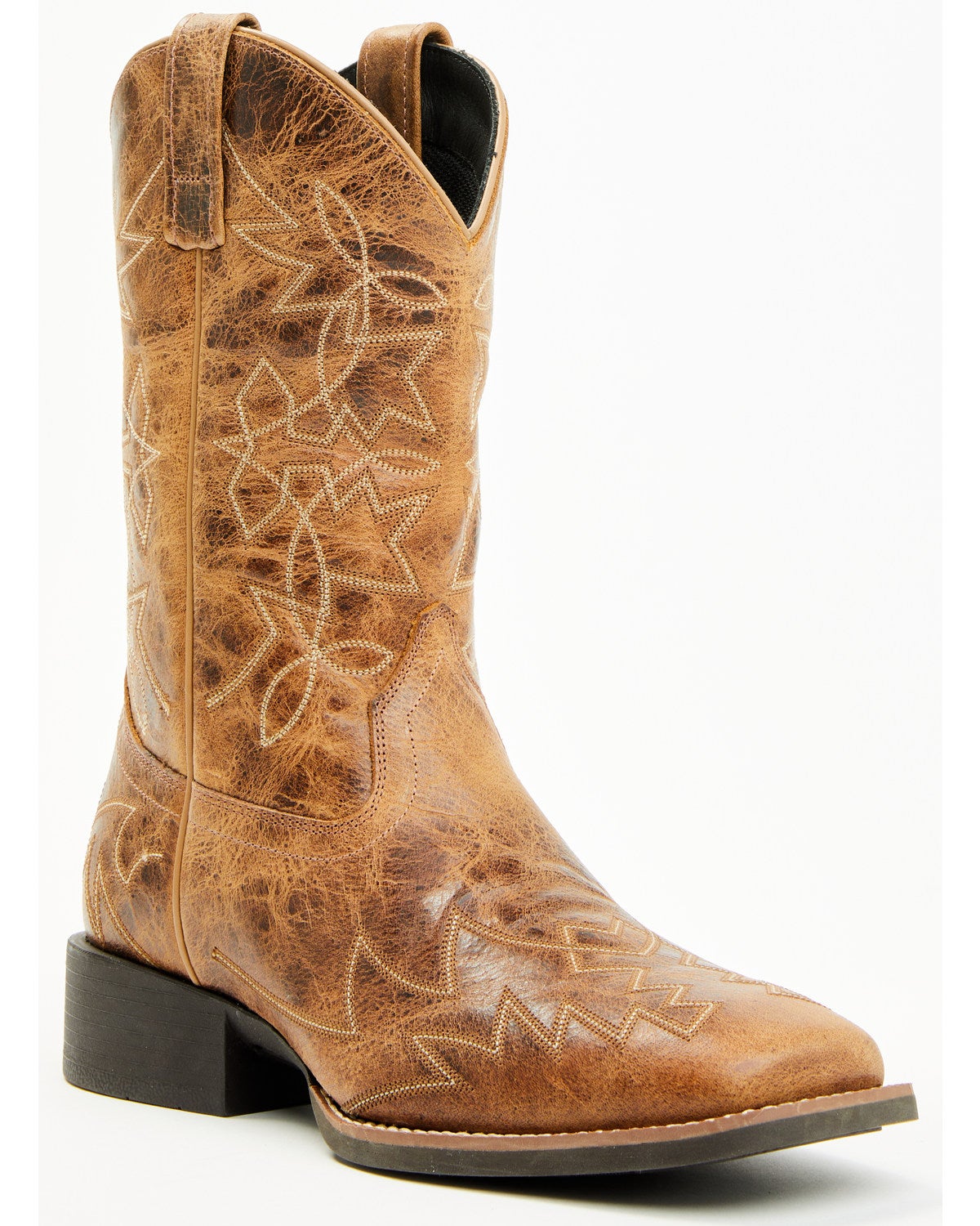 Cody James AceTM Western Boots - Broad Square Toe - Brown