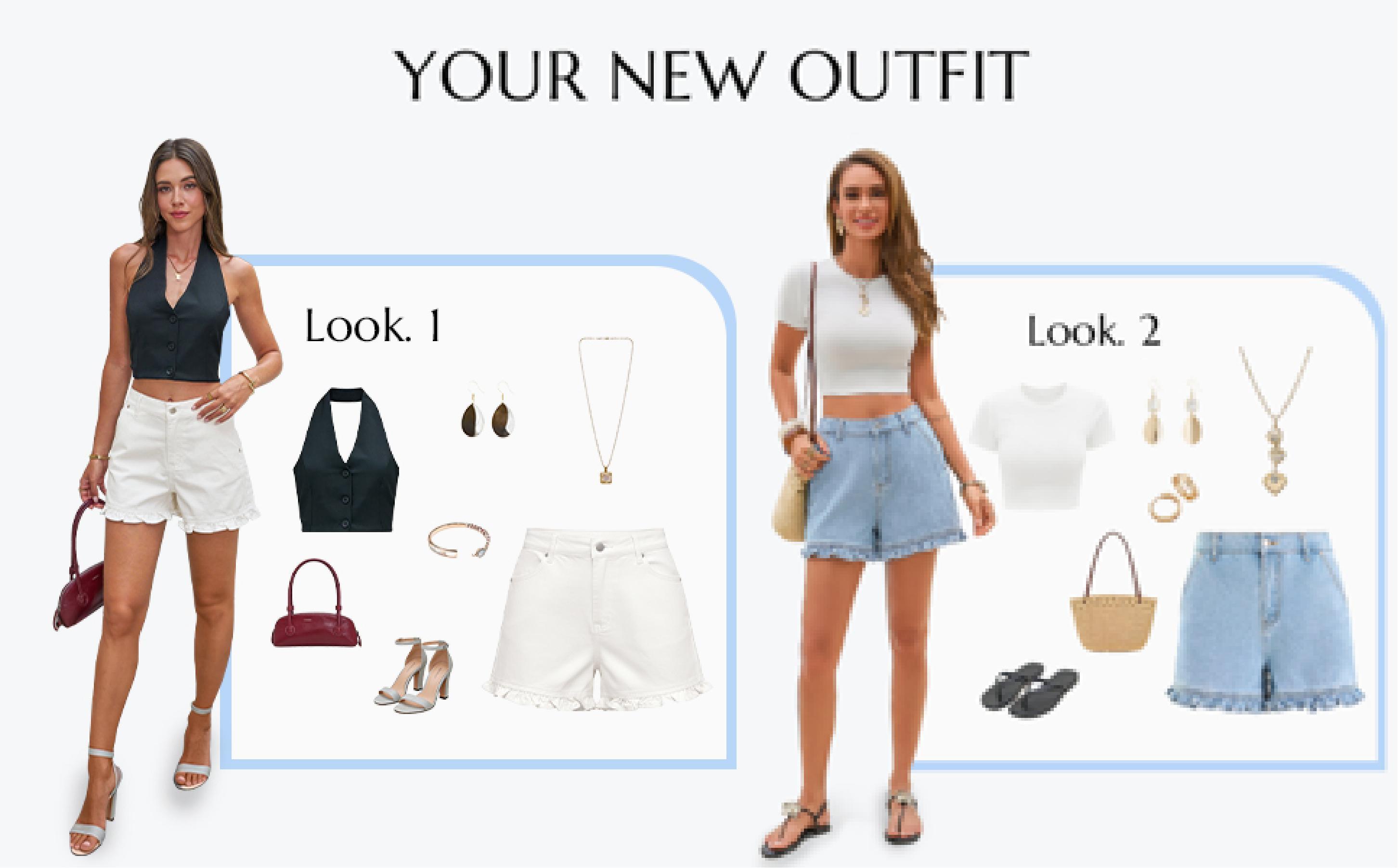 Imily Bela Womens Summer Ruffle Denim Shorts Cute High Waisted Cotton Short Jeans with Pockets SpringStatements.Size down if you are between sizes.