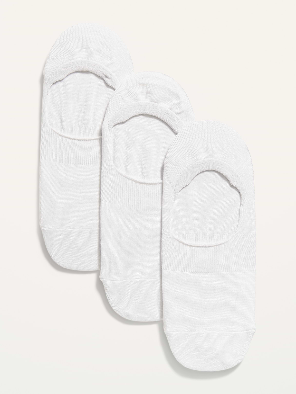 No-Show Sneaker Socks 3-Pack - Bright White