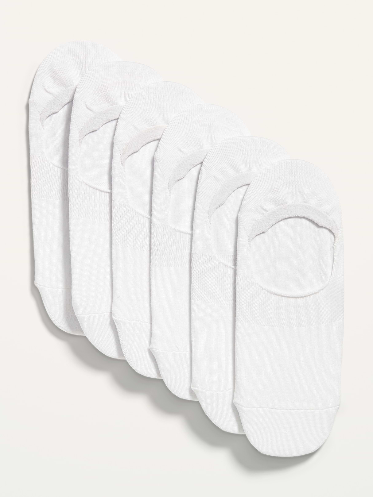 No-Show Sneaker Socks 6-Pack For Women - Bright White