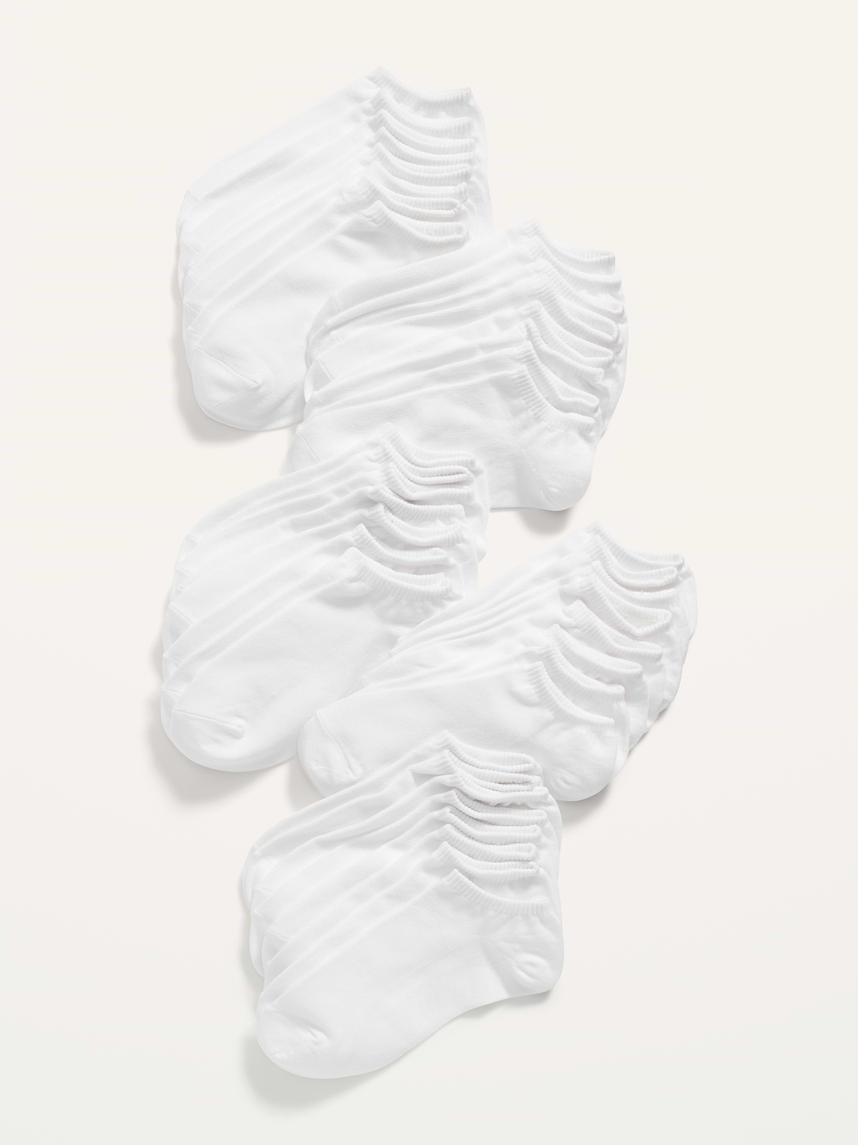 Ankle Socks 20-Pack For Women - Bright White