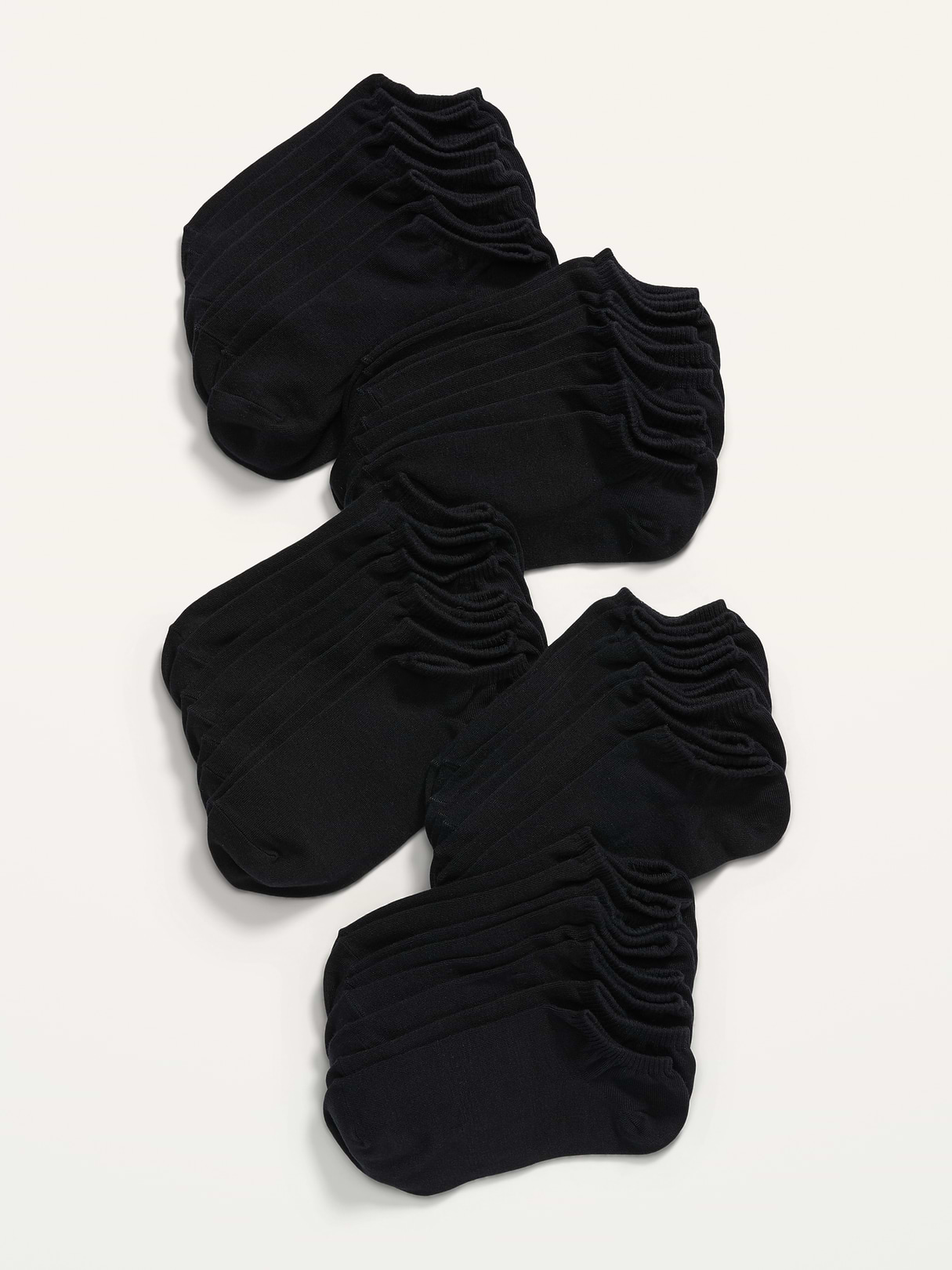 Ankle Socks 20-Pack For Women - Black Jack